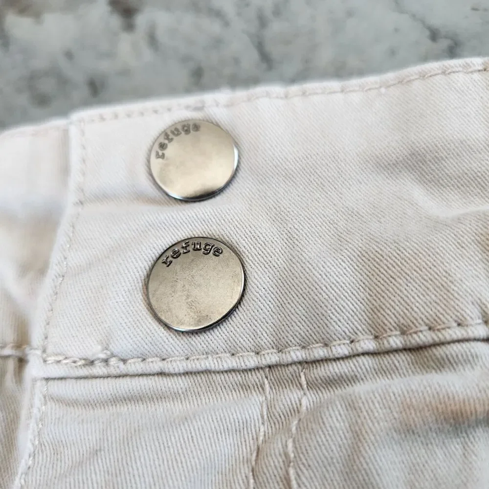 refuge | Skirts | Refuge Cargo Micro Mini Skirt Women S Vtg Beige Y2k ...